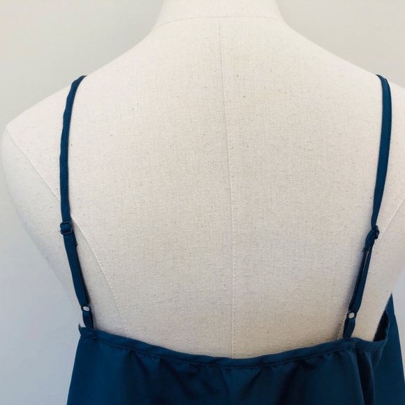 Pullover Slip Nightgown Lauren Conrad maternity Navy Blue Medium - Picture 7 of 8